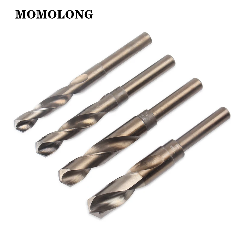 12.7Mm Round Shank ลดลง1/2 ''Twist เจาะ Bits โคบอลต์ Hss ไม้เหล็กอลูมิเนียมสแตนเลส13-25มม.