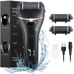NEW Rechargeable Electric Foot File Callus Remover Machine Pedicure Device Foot Care Tools Feet For Heels Remove Dead Skin LED