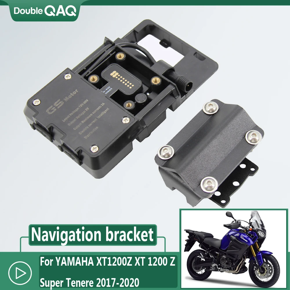 

mobile phone Navigation bracket GPS USB phone charging For YAMAHA XT1200Z XT 1200 Z Super Tenere 2017-2020 2019 2018 XT1200 Z