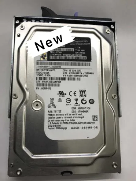 

81Y9806 81Y9807 1T 7.2k SATA 3.5inch Ensure New in original box. Promised to send in 24 hours