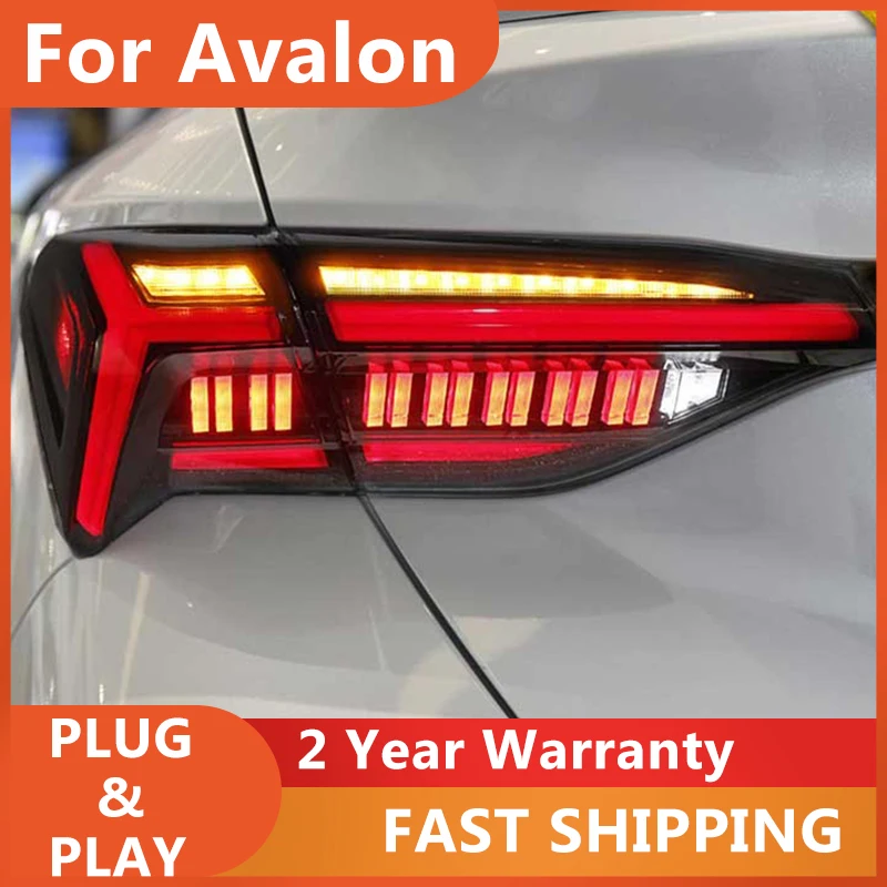 

ALL LED Tail Lamps For Toyota Avalon 2019 Taillights LED DRL Dynamic Turn Signal Rear parking Lights Auto Accessories