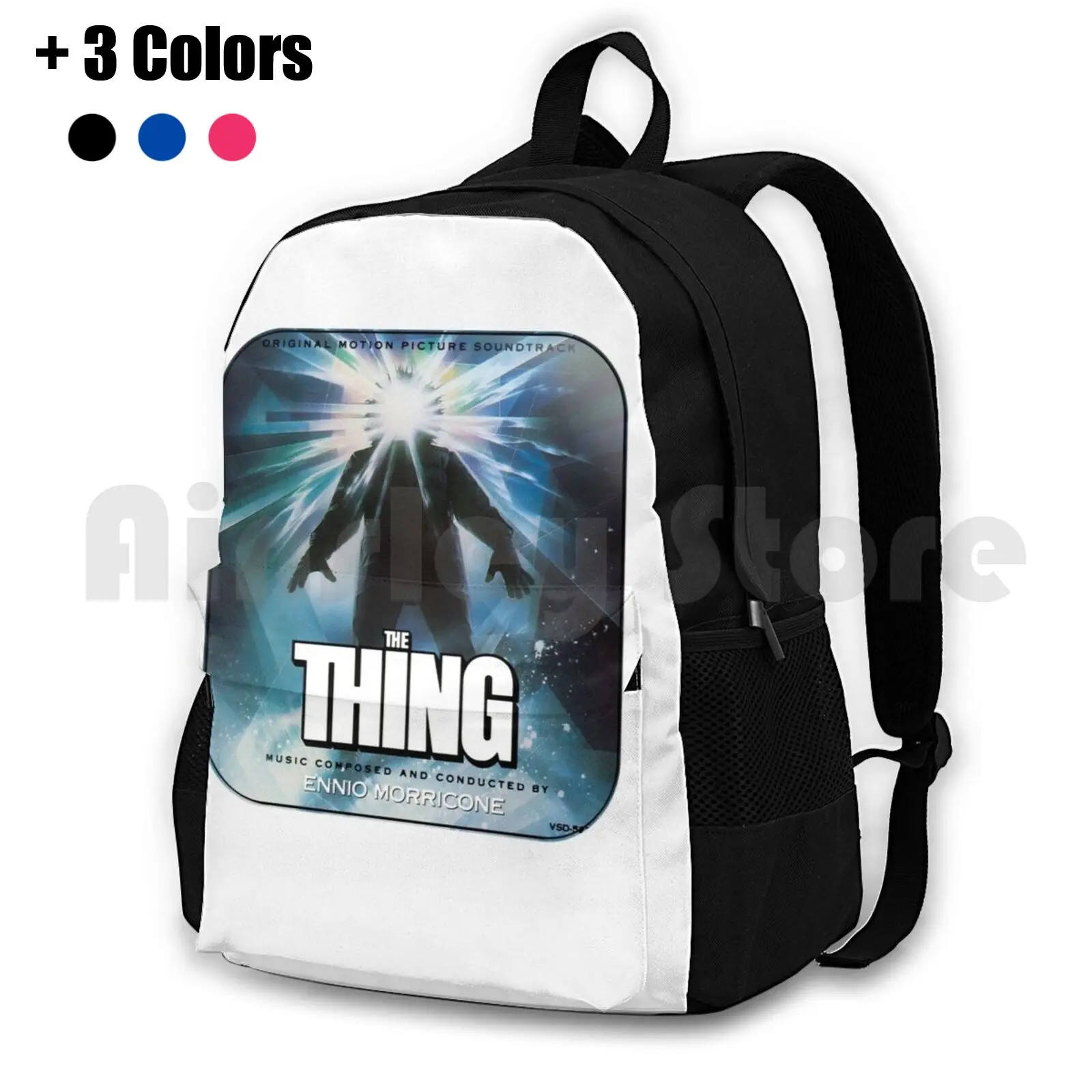 Morricone Soundtrack Cover ( The Thing ) Outdoor Hiking Backpack Waterproof Camping Travel Ennio Morricone Morricone Composer