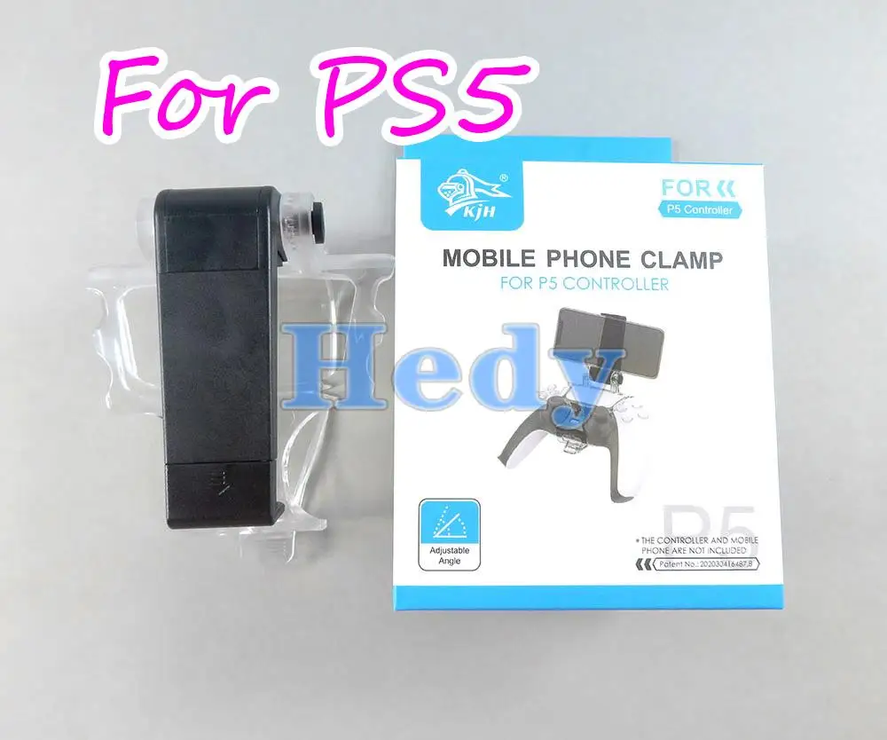 1pc For PS5 Controller Accessories Mobile Phone Clamp Clip Holder Smart Phone Grip Mount Stand Bracket Angle Adjustment