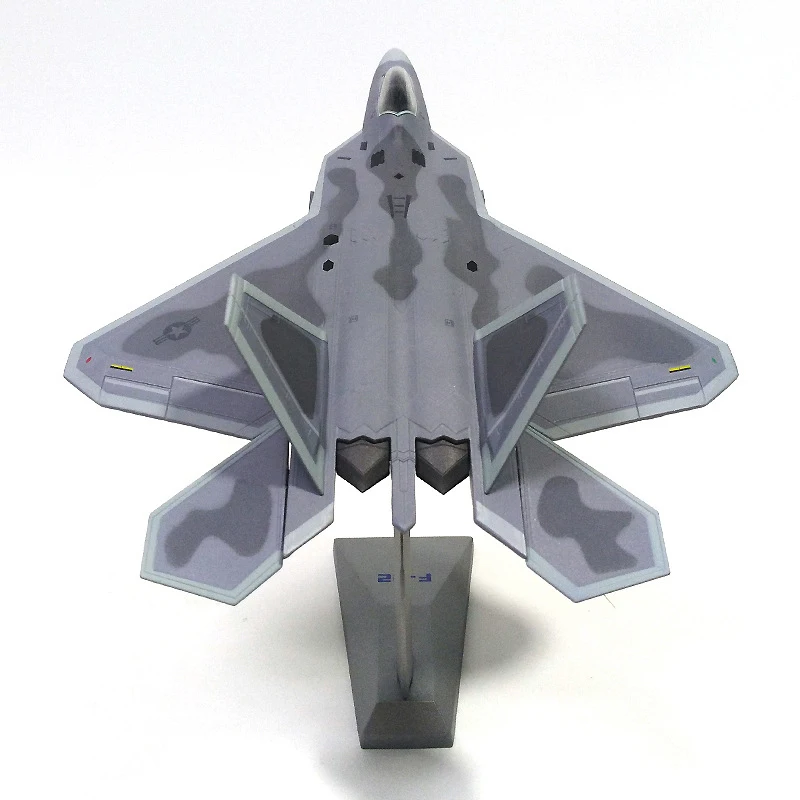 1/72 Scale Alloy Fighter F-22 US Air Force Aircraft F22 Raptor Model  Children Kids Gift for Collection Desk Decoration