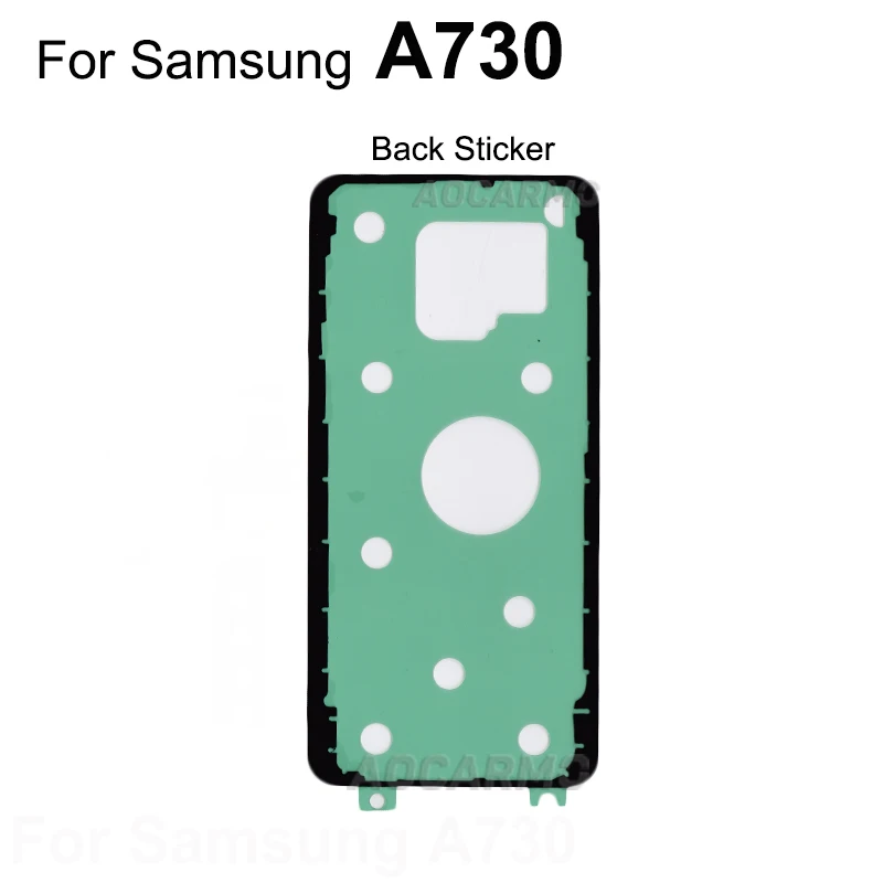 Aocarmo LCD Display Screen Adhesive Back Battery Cover Sticker Glue Tape For Samsung Galaxy A730 A8 Plus 2018 A730F A8+