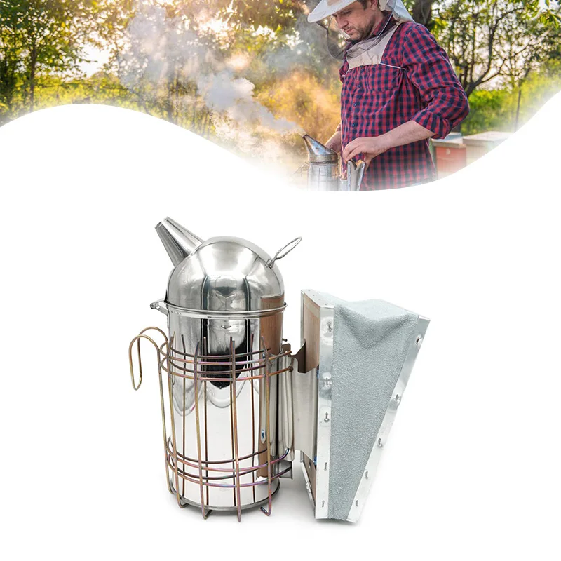 

Stainless Steel Beekeeping Smoker Beekeeping Tool Apiculture Beekeeping Tool Bee Smoker Bee Tools Bee Smoker Smoke Sprayer