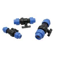 Straight Elbow Tee Type DN25 Pipe PE Connectors 3/4\