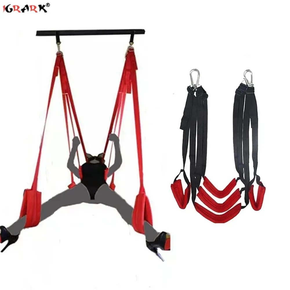 Sex Toys for Couples Erotic Product Sex Swing Soft Sex Furniture BDSM Fetish Bondage Love Adult Games Chairs Hanging Door Swings