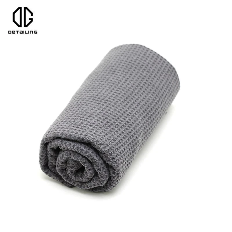 DETAILING 60*80 cm Microfiber Waffle Cloth 380gsm Car Cleaning Washing Towel