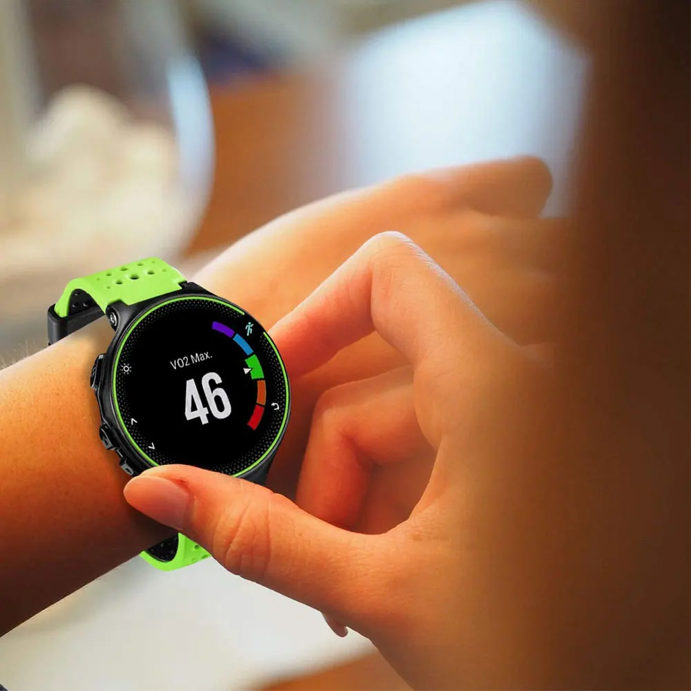 Sillicone pulseira para garmin forerunner 235 pulseira de banda relógio inteligente para garmin forerunner 220/230/235/620/630/735xt/235 lite