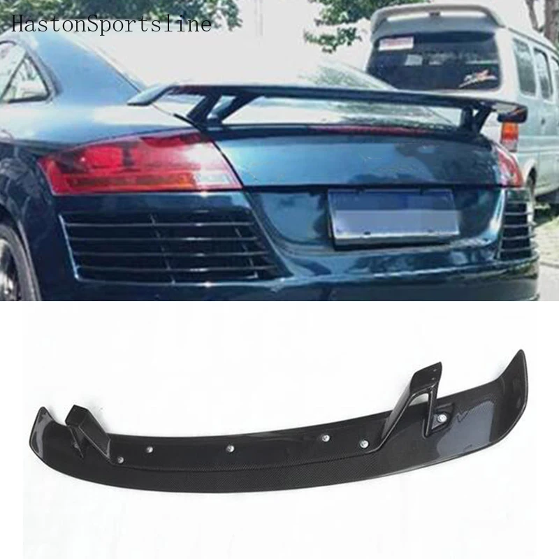 

TT Modified R Style Carbon Fiber Rear Luggage Compartment Spoiler Car Wing For Audi TT 2008 2009 2010 2011 2012 2013 2014