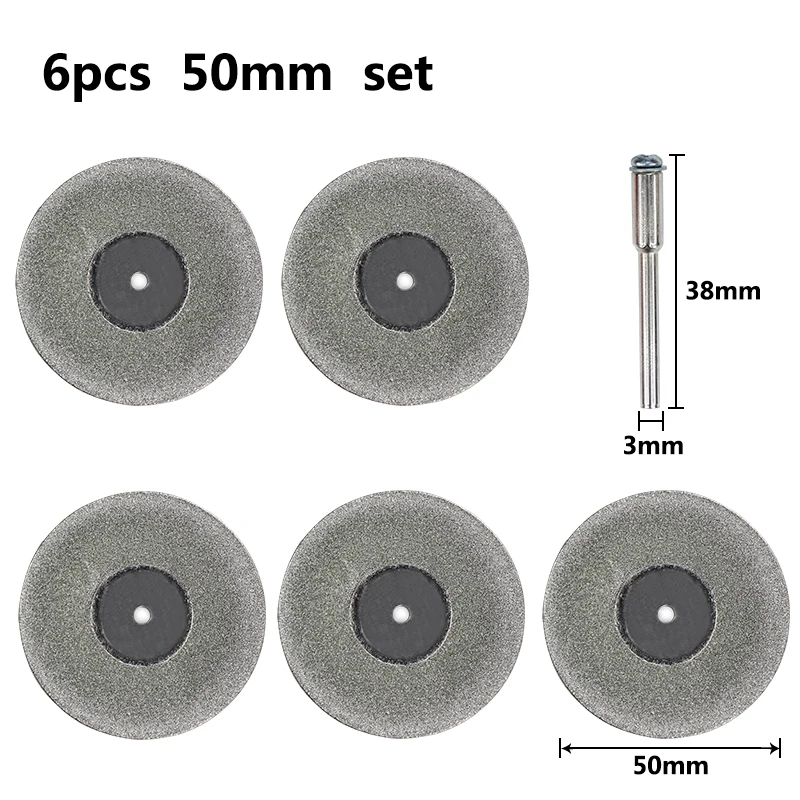 XCAN Mini Trennscheibe für Dreh Zubehör Diamant Schleifen Rad Dreh Werkzeug Kreissäge Klinge Schleif Diamant Disc
