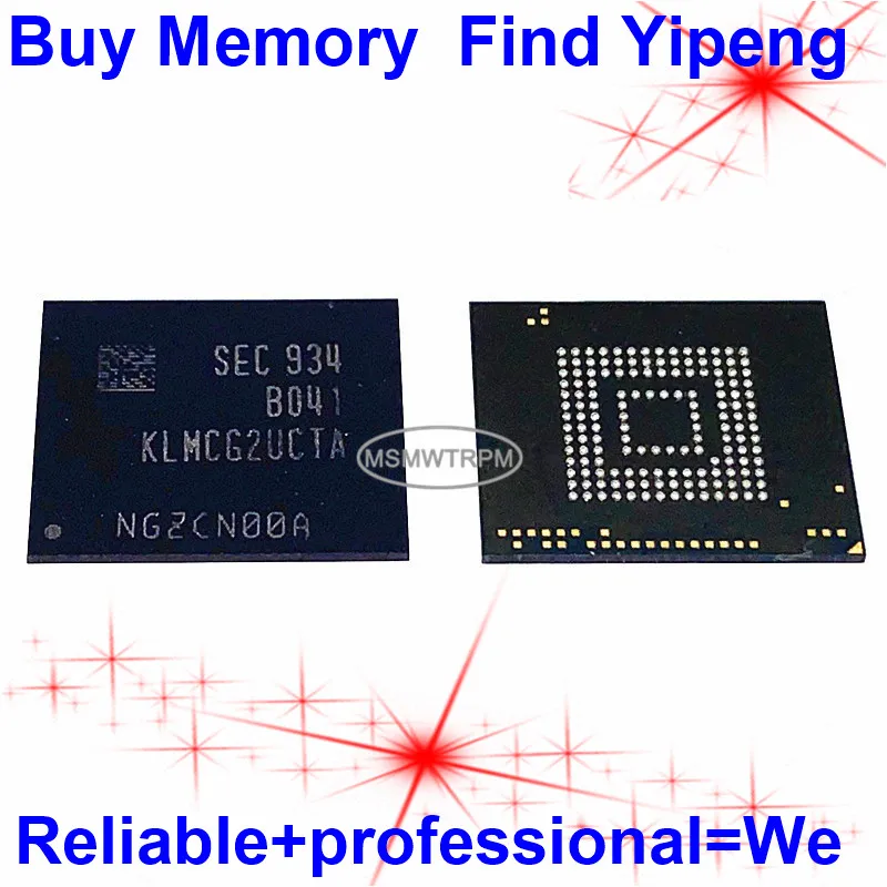 

KLMCG2UCTA-B041 153FBGA EMMC 5.1 64GB FLASH MEMORY KLMCG2UCTA