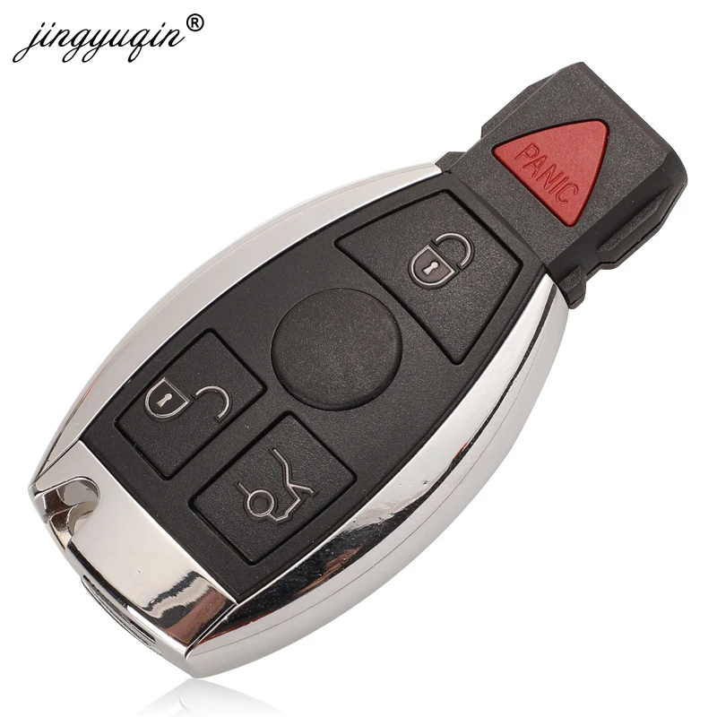 jingyuqin BGA Style 2/3/4 Buttons Remote Smart Car Key 315Mhz / 433MHz for MB Mercedes BENZ C E S 2Supports Original NEC BGA Fob