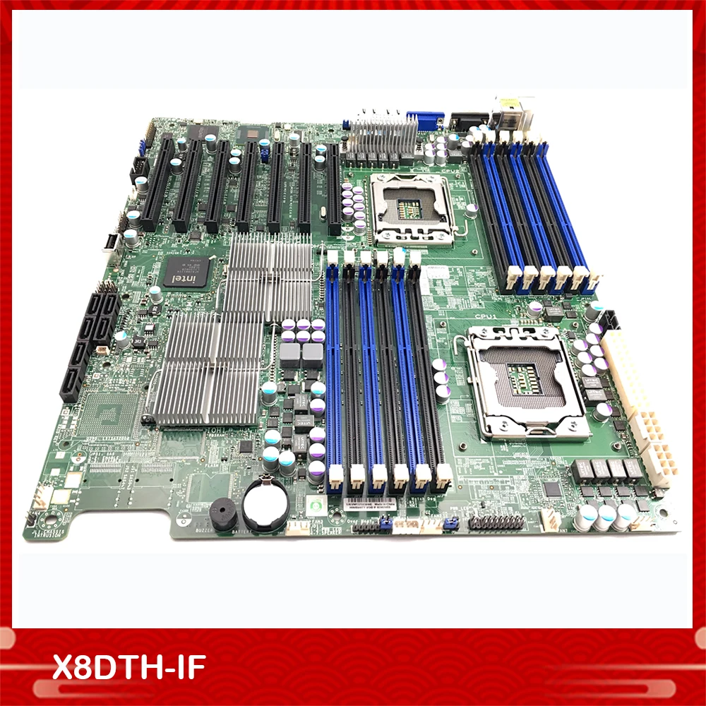 

Original Brand New Server Motherboard For Supermicro X8DTH-IF X5520 LGA-1366 7*PCI-E Good Quality