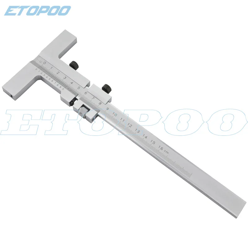 0-160mm DIN862 Measuring Guage Marking Vernier Caliper Scraper Bridge Tool 0.05mm with fine-adjustment Vernier Caliper Steel