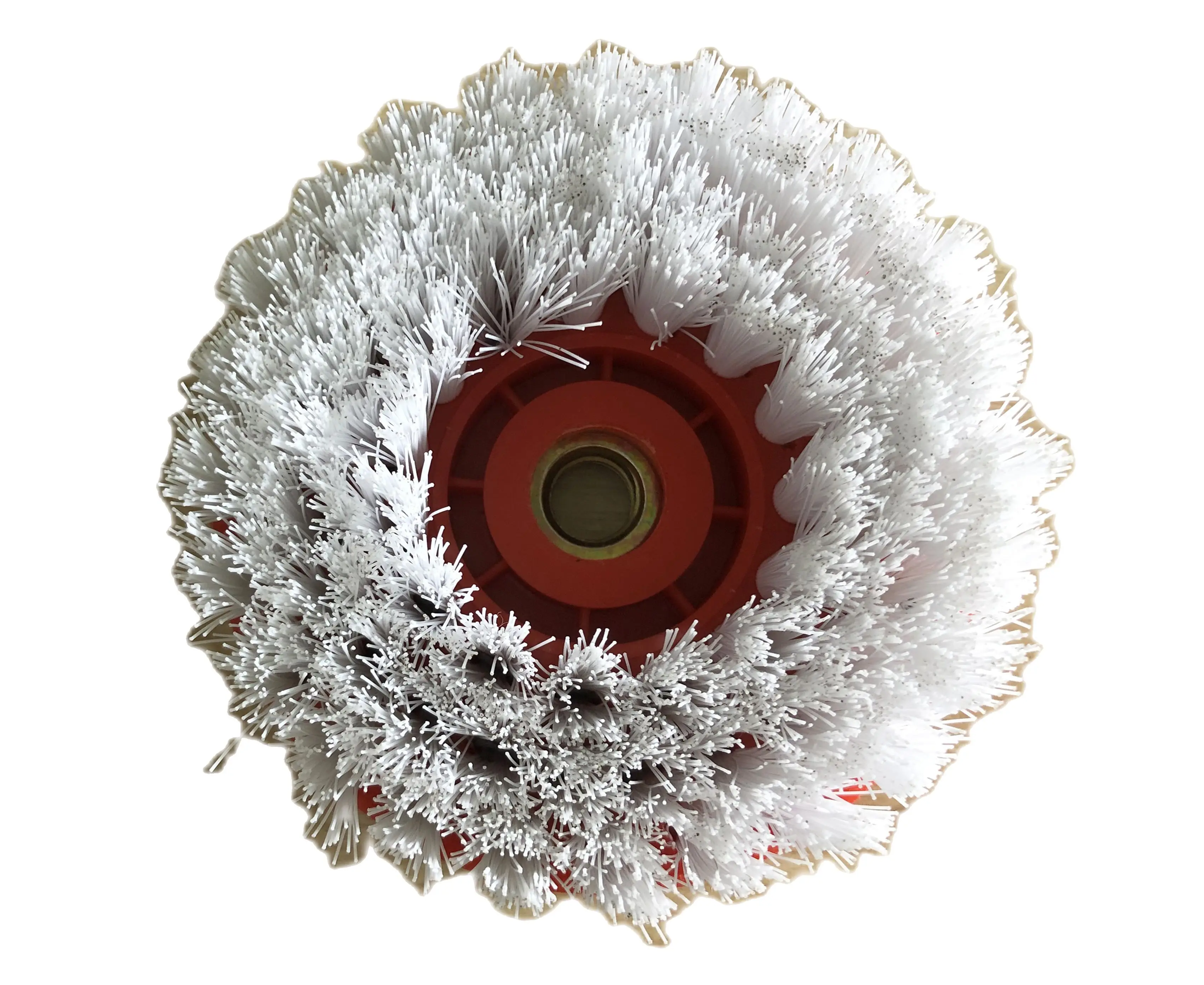 4 Inch Circular Antique Brush For Cleaning Surface Nylon Polishing Brush For Stone Marble Granite And Floor Cleaning