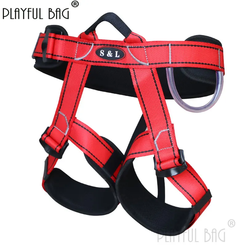 PB Playful bag Climbing speed down half body protection seat belt for work High place protection equipment ZL96