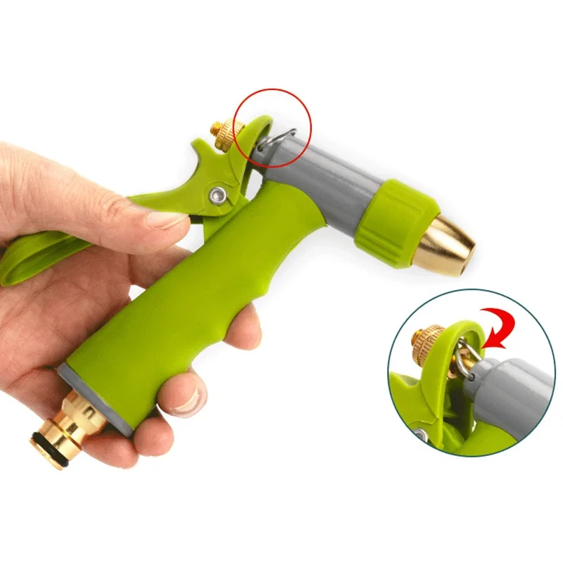 Aluminum Alloy Household High Pressure Car Wash Water Gun Nozzle Garden Irrigation Watering Sprayer