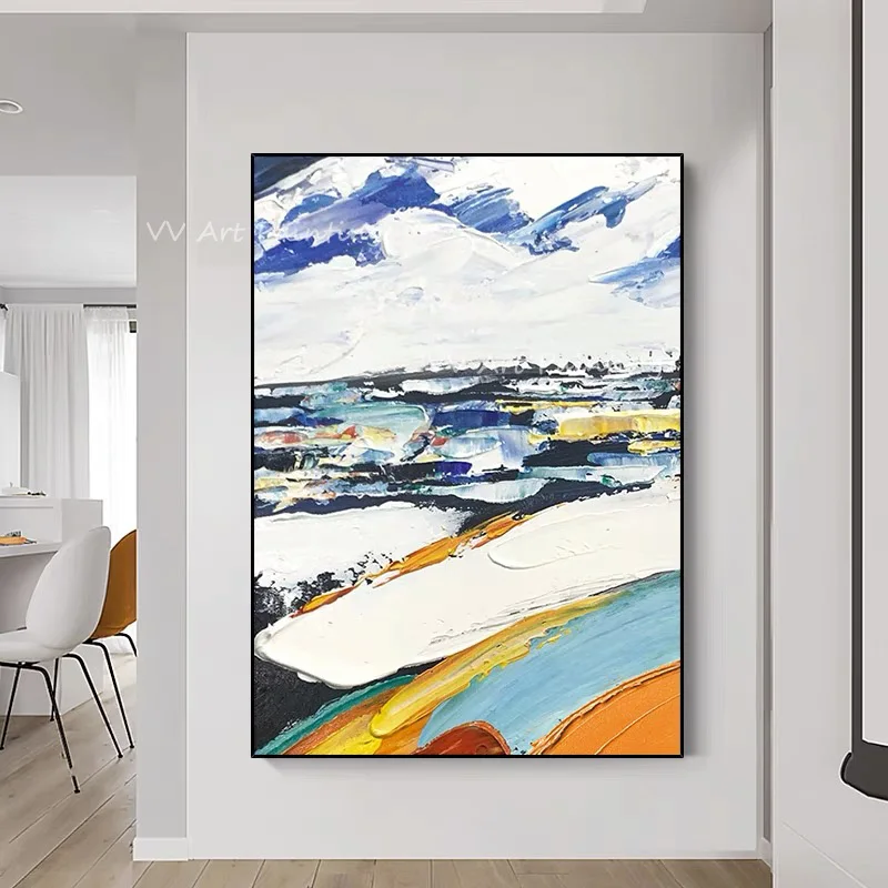 

Handmade colorful abstract Pop Art Handpainted Abstract Oil Painting Art Home Decoration Handmade Fine Artwork Picture Decor