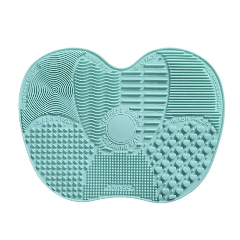 Foundation Makeup Brush Scrubber Board Silicone Makeup Brush Cleaner Pad Make Up Washing Brush Gel Cleaning Mat Hand Tool