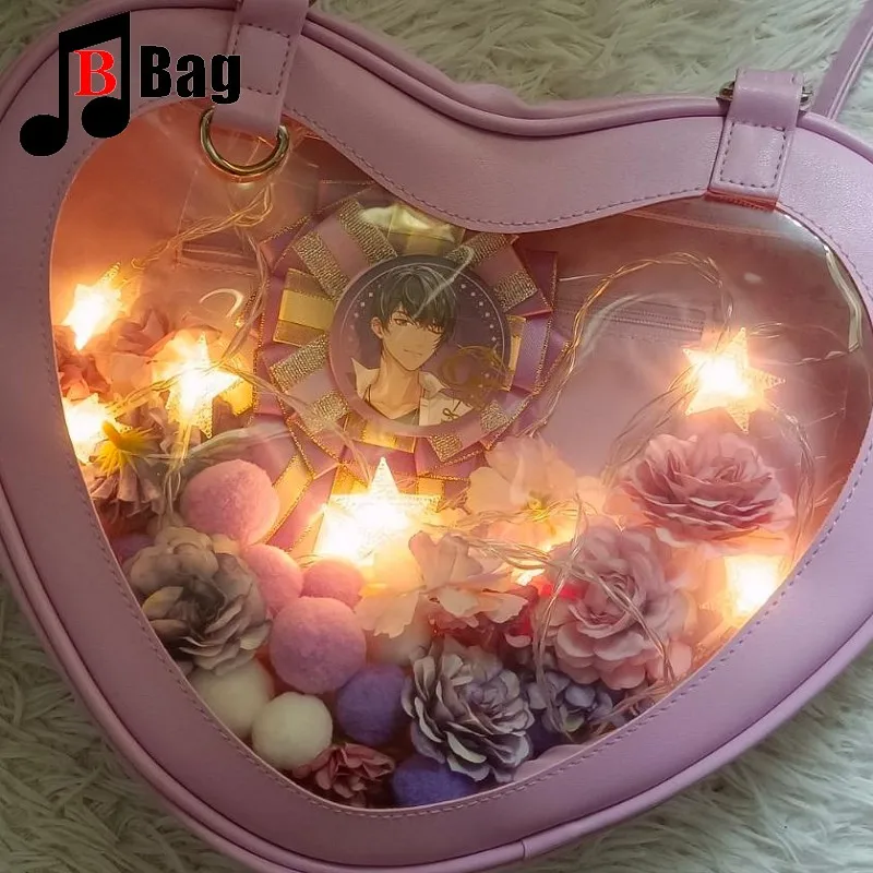 10 star LIGHTS no battery Small light decoration ita bag Accessories night Shiny light candy colors the anime bag trend