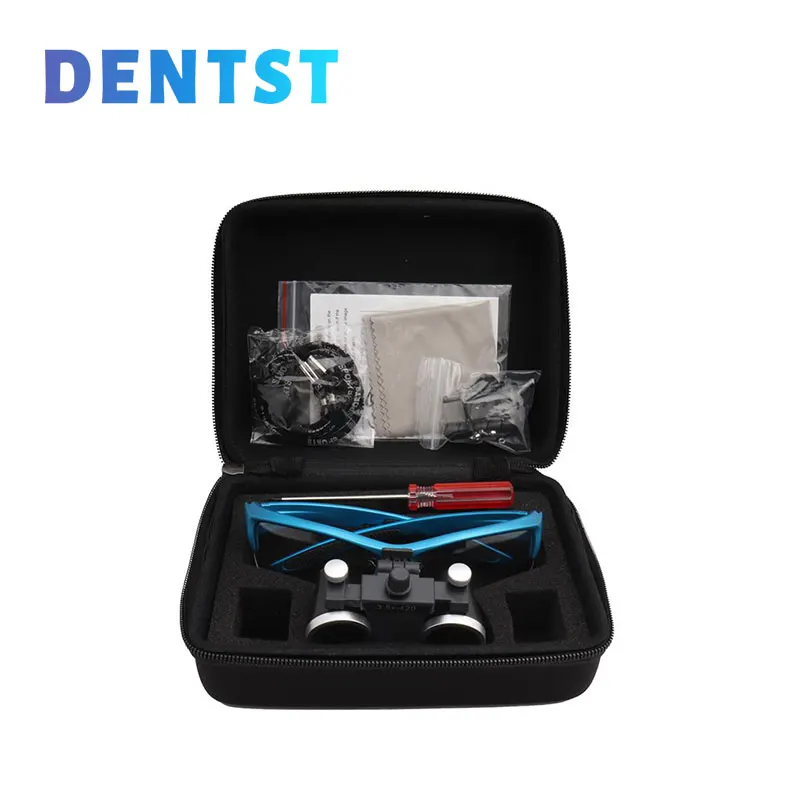 Dentistry Binoculars Magnifier 2.5X 3.5X Magnification Ultra-lightweight Dental Loupes Len for Dental Surgery Treatment