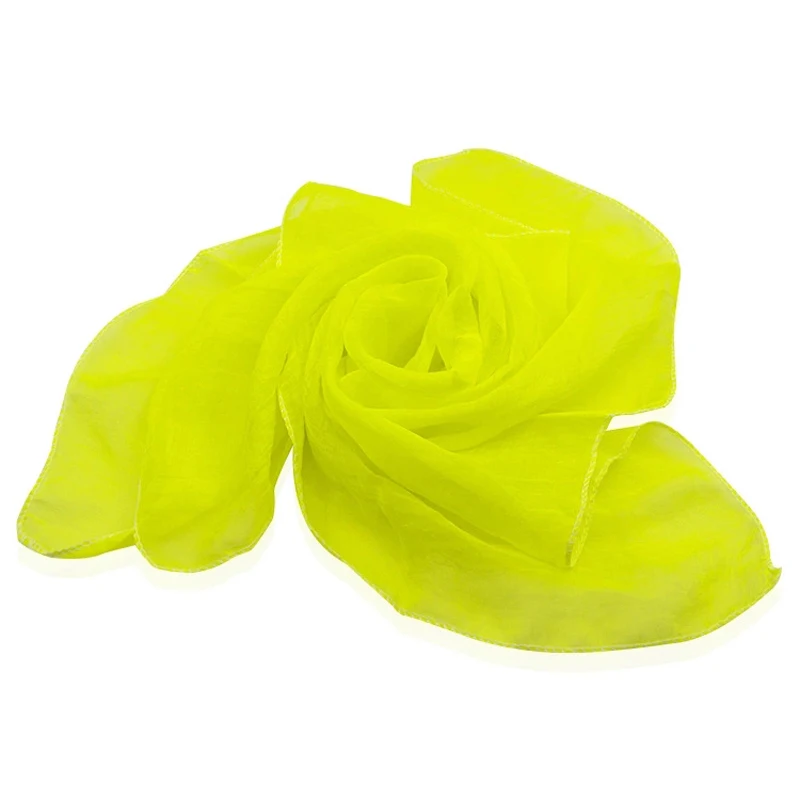 60*60cm Chiffon Silk/Scarves Magic Tricks  Silk Changed Color Soft Silk Scarves Stage Magic Prop Stage Handkerchief Toys