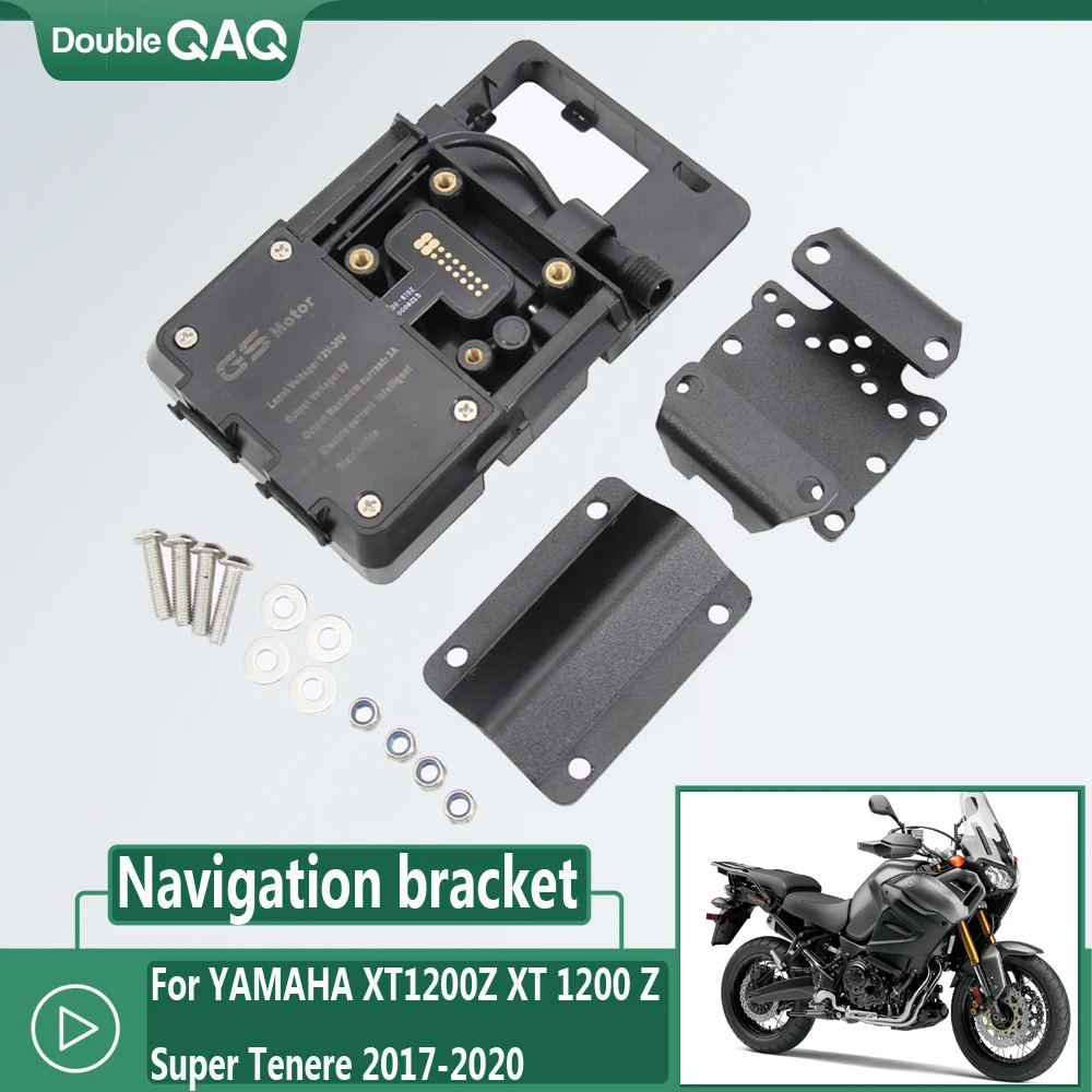 Motorcycle For YAMAHA XT1200Z XT 1200 Z Super Tenere 2020 2019 2018 2017 mobile phone USB Navigation bracket GPS smartphone