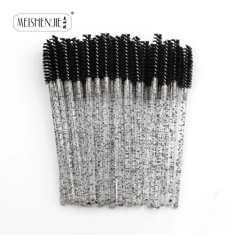 5-50PCS Crystal Eyelashes Brush Comb Eye Lashes Extension Mascara Wands Makeup Professional Makeup Beauty Tool Eye Lashes Brush