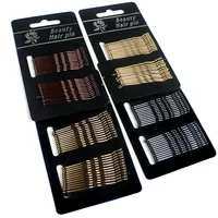 24 unids/set Clip de pelo horquillas para mujer horquilla para niña empuñaduras onduladas y rizadas horquillas de peinado horquillas para mujer accesorios para el cabello con estilo
