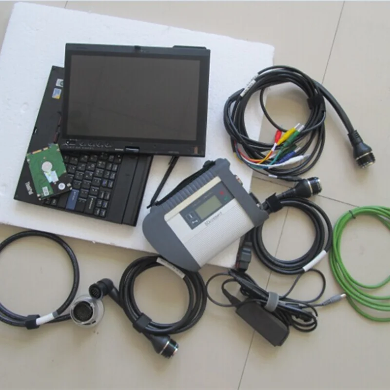 

Mb Diagnostic Interface Star C4 with Software 09/2023 Hdd Installed in x200t Touch Screen Laptop Ready to Use Wifi Support