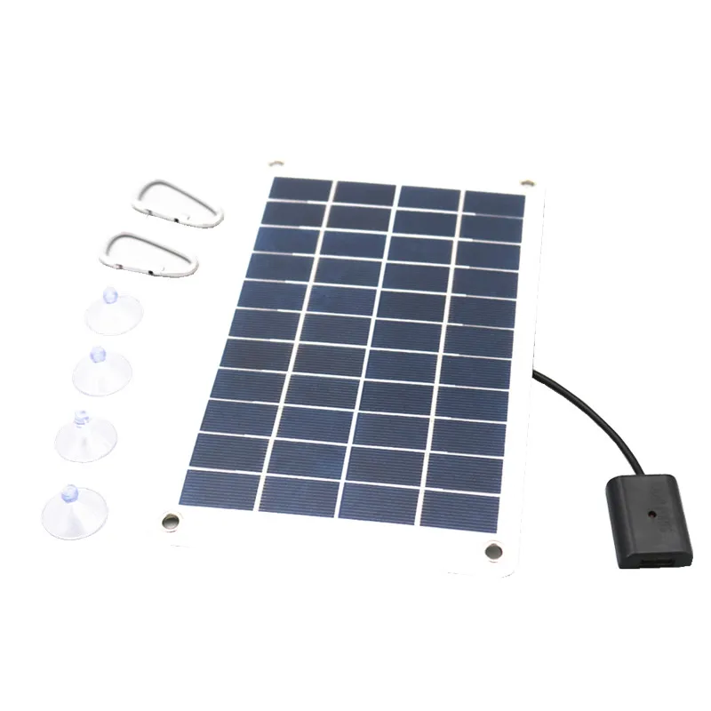 5V 1000mA 5W/7.5W Solar Power Bank Battery USB Powerbank Solar Panel Charger for phone charger