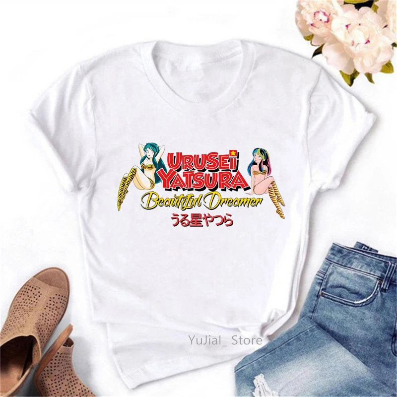 Camiseta de Anime Harajuku Kawaii para mujer, camiseta de Ranma para mujer, camisetas de Rumiko Takahashi 2024, novedad de 1/2