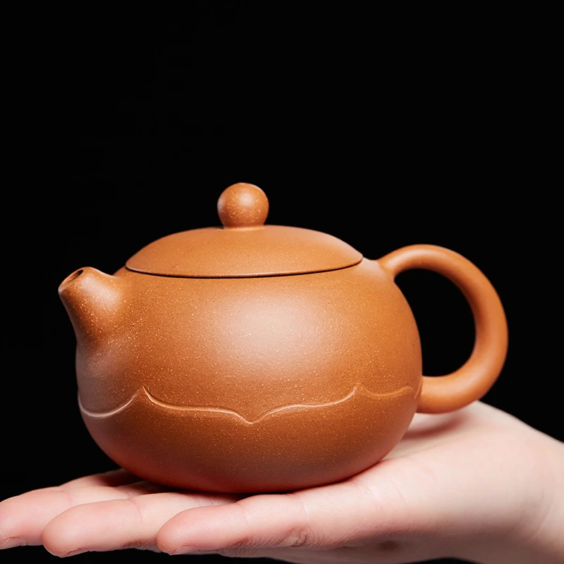 |Yixing recommended pure manual household kung fu tea authentic famous ore section of mud single teapot's beauty