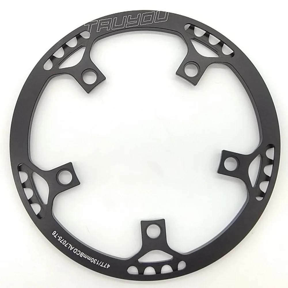 Folding Bike Chain Wheel Protective Plate 130 BCD 41T 45T 47T 50T 53T 56T Aluminum Alloy Road Bicycle Chainwheel