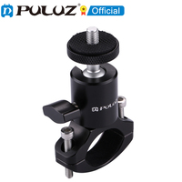 PULUZ Bike Aluminum Handlebar Tripod Ball Head Adapter Mount For GoPro DJI Insta360&DJI Osmo 360 Other Action Camera Accessories