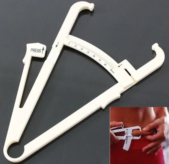 200pcs/lot! Personal Body Fat caliper skinfold caliper body fat measurement Keep Slim Party Gift  SN339