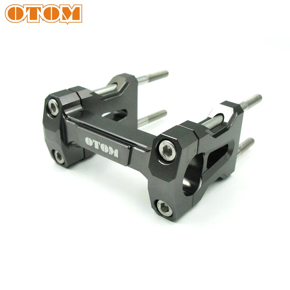 OTOM Motorcycle Integrative Molding Handlebar Base Off-road Handle Bar Riser w/ Bolts Mount For Chinese Dirt Bike KAYO T4 GUIZUN