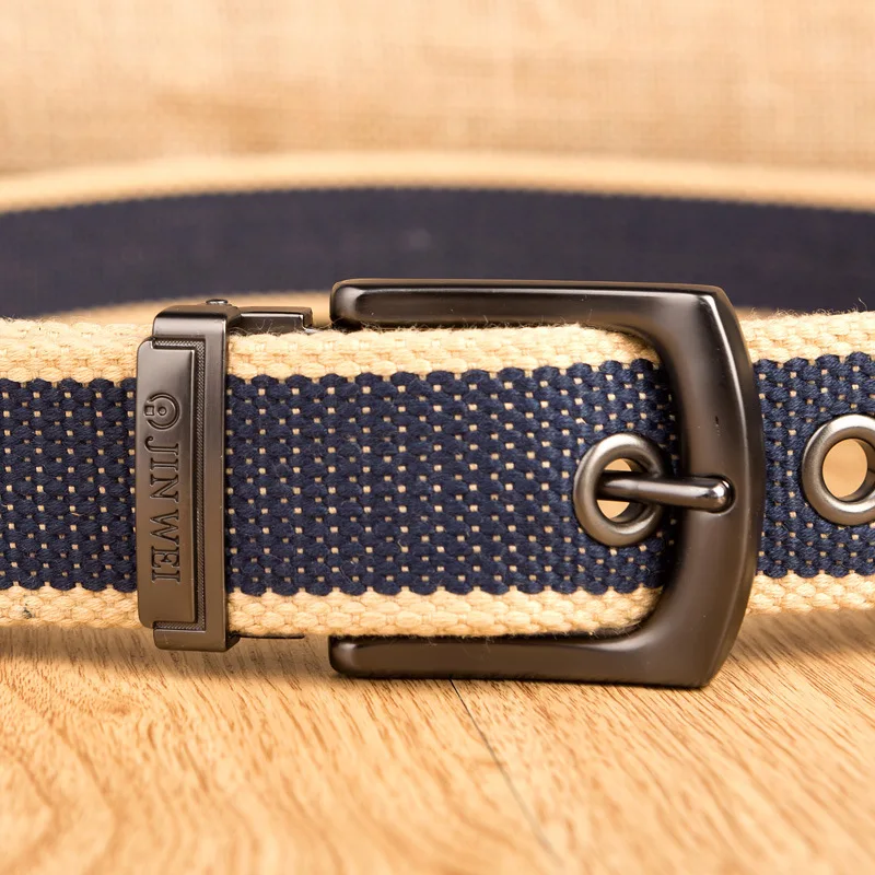 New Military Tactical Belt Men High Quality Canvas Belts for Jeans Male Casual Metal Pin Detachable Buckle Straps Belt ceintures
