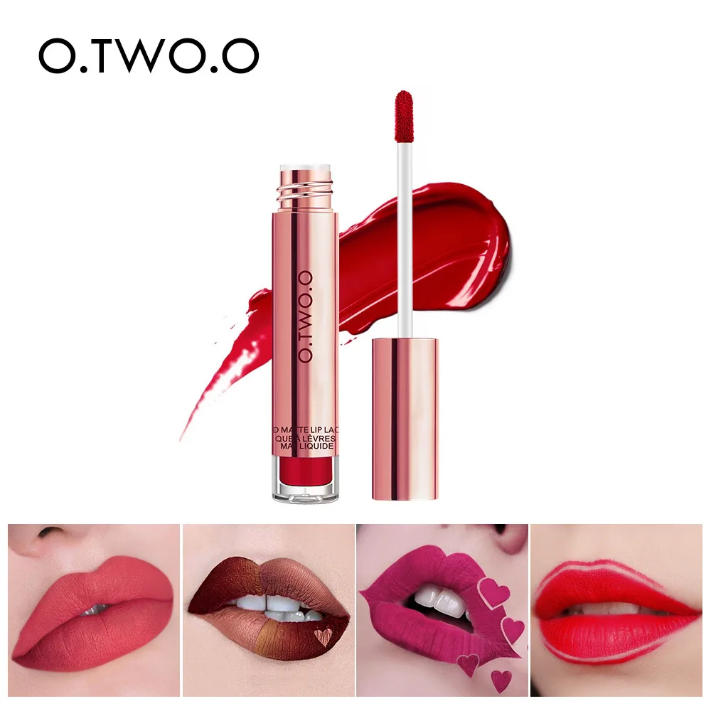 O.TWO. O Makeup Burst Star Not To Touch The Cup Lasting Do Not Drop The Color Matte Lip Gloss Liquid Lipstick 12 Colors 9993