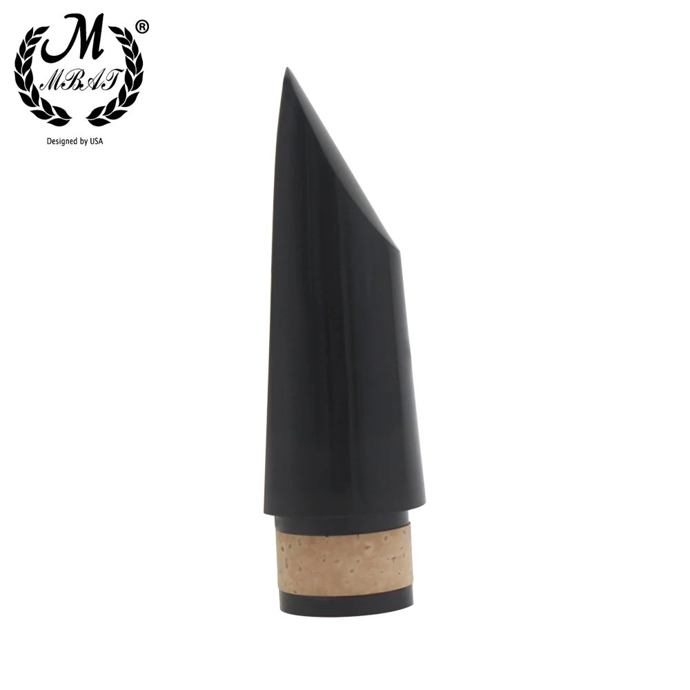 M MBAT Clarinet Mouthpiece Black ABS Clarinet Mouthpiece Professional Portable Woodwind Musical Instrument Accessories & Parts