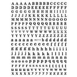 Newest English Letter Design 3D Self Adhesive Back Glue Decal Slider DIY Decoration Tools Nail sticker WG719