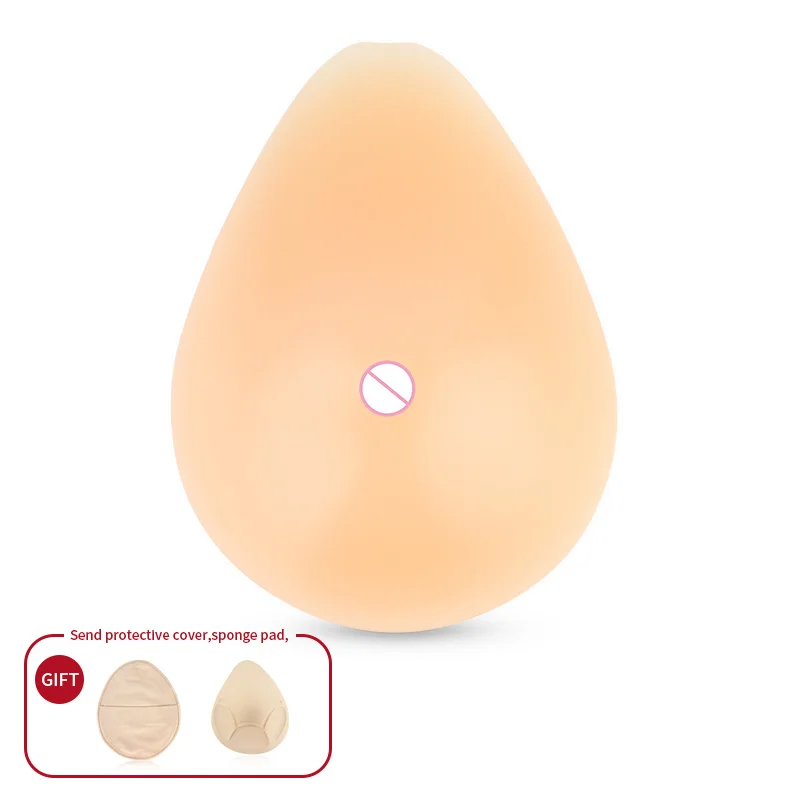 Onefeng em forma de lágrima triângulo forma de mama de silicone peito artificial 150-700 g/pc falso peitos grandes para mastectomia mulher