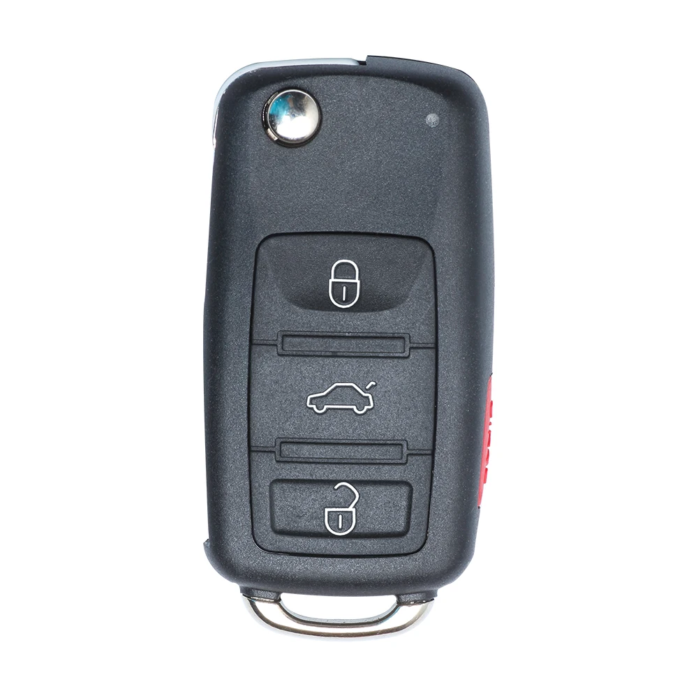 for Volkswagen VW Golf Eos GTI Jetta Passat Touareg Tiguan CC 3+1 Buttons Remote Key Fob 5K0 837 202 R / A / F, NBG010180T