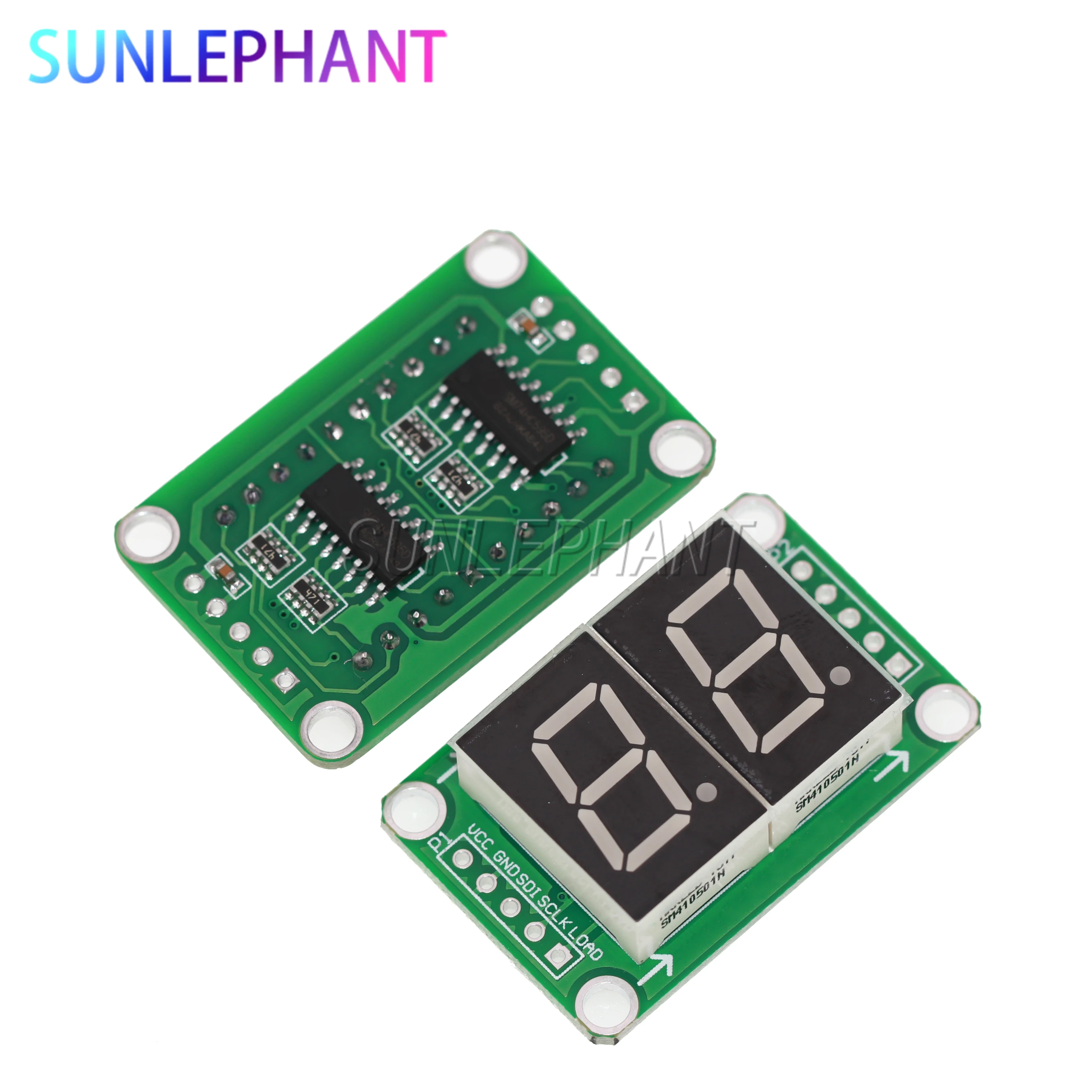 74HC595 driver digital display module 0.5 inch 2 position highlight red / 0.4 inch 4 digits LED anode digital tube for Arduno