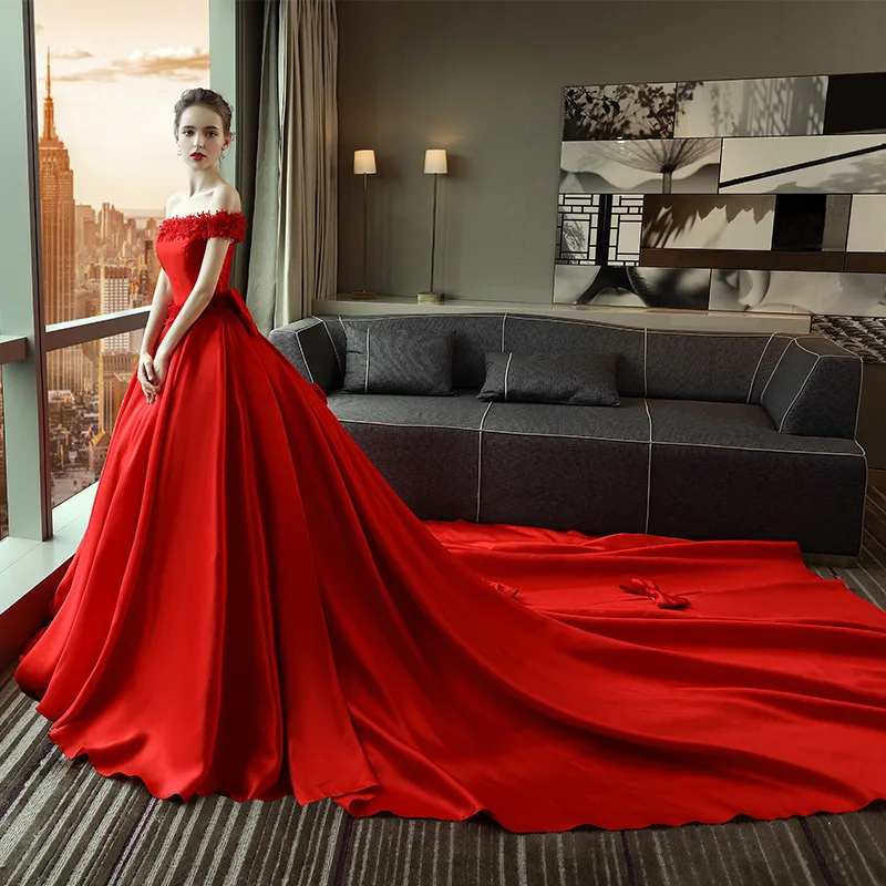 open lace back dress Pomelo Designer Georgette Red Tiered Long Dress For Women Online – Ordinaree main image 0