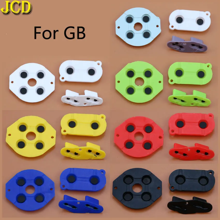 

JCD 1Set Colorful Rubber Conductive Buttons A-B D-pad For GameBoy GB Silicone Conductive Start Select Keypad