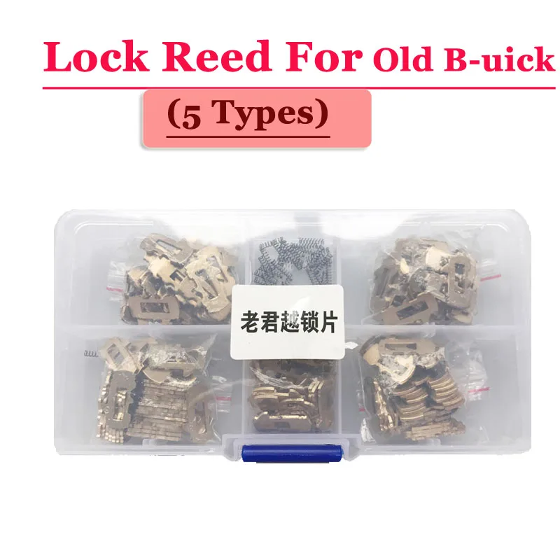 

XNRKEY (200pcs/box ) Car Lock Reed Locking Plate for Old BUICK Lock (Each Type 40pcs) Repair Kits