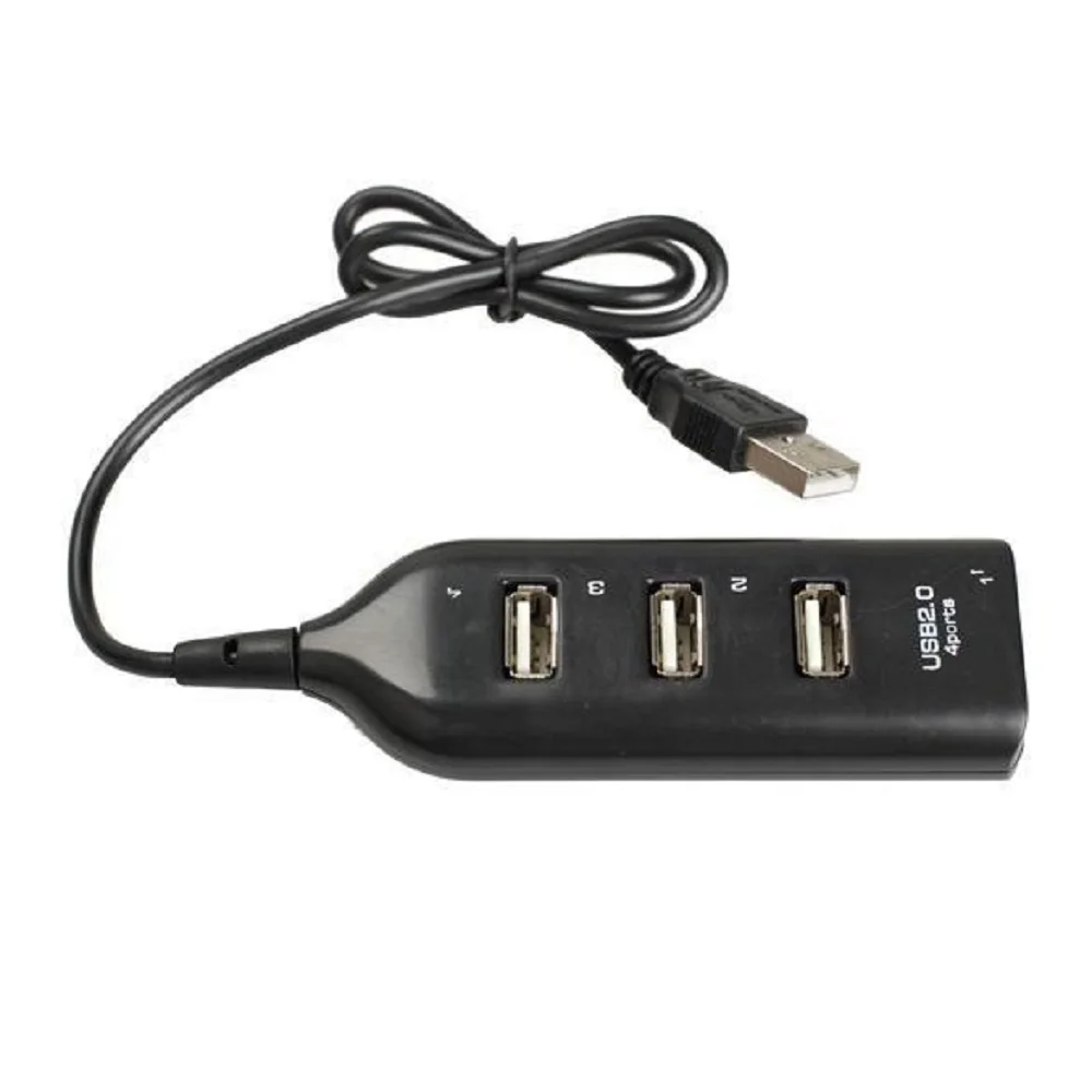 Splitter USB 2.0 Hub Adapter Extension Cable USB2.0 4Ports with Usb Ports PC Computer Laptop Dock Station Accessories